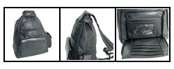Adi Designs Fashion Sense Leather Backpack