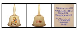 M I Hummel Thoughtful 1980 Annual Bell
