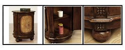 Hand-painted Drum Table