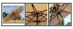 Patio Umbrella with Adjustable Pole