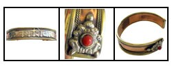 Om Namo Shiva Copper Bracelet (India)