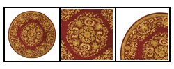 Hand-tufted Heritage Red Wool Rug (8' Round)