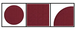 Hand-tufted Marabela Red Wool Rug (7'9 Round)