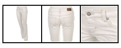 Princy by Jessica Simpson Lowboy White Denim Jeans