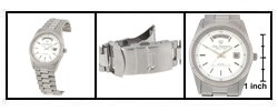 Jules Jurgensen Men's Classic Stainless Steel Watch