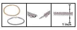 14k Gold 1ct TDW Diamond Spiral Tennis Bracelet (G-H, I2-3)