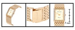 Pierre Cardin Men's Diamond Goldtone Dress Watch