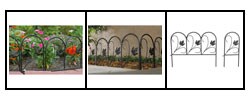 Floral Garden Fence Set