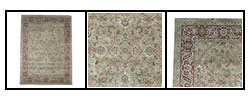 Hand-tufted Grace Light Gold Wool Rug (5' x 8')