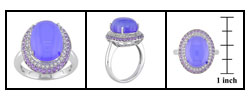 14k Gold 1/5ct TDW Diamond Multi-gemstone Ring