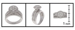 14k Gold 1-1/2ct TDW Round Diamond Cluster Ring (H-I, SI2)