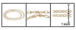 14k Yellow Gold 8-inch Satine Charm Bracelet