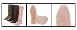 On Your Feet Maldives Women's Tall Suede Flat Boots