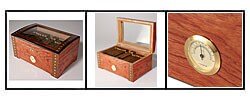 Santa Fe 100 Deluxe Cherry Wood with Inlay Humidor