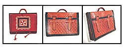 African Leather Brief Case (Ghana)