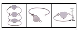 Sterling Silver 5.5-inch Engraveable Toddler Cuff Bracelet