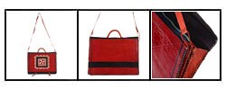 African Leather Briefcase (Ghana)