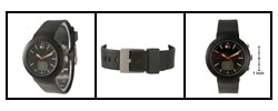 Tommy Hilfiger Men's Black Dial Black Strap Watch