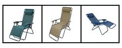 Deluxe Zero Gravity Outdoor Folding Recliner