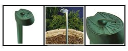 Kichler Pathway Verdigris Sundial Outdoor Light