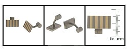 Titanium and 14k Gold Cufflinks
