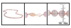 Cultured Freshwater Pink Pearl Necklace (9-10 mm/24in) (Case of 3)