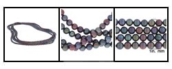 Cultured Freshwater Black Pearl Necklace (6-6.5 mm/100 in.)