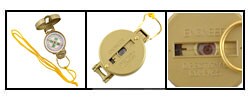 Military Design Brass Compass