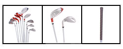 Delta Ladies' Left Handed Pro Hybrid Golf Club Set