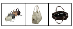 Sophisticated Leather Shopper Handbag