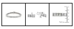 Platinum 11-1/2ct TDW Diamond Bracelet (F-G, VS)