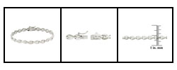 Sterling Silver V-Link Bracelet