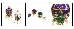 Faberge-style Collectible Enameled Egg