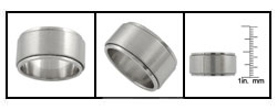 Stainless Steel Wide Spinner Style Band