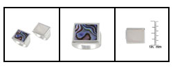 Sterling Silver Abalone/ Mother of Pearl Ring