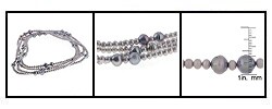 Cultured Freshwater Silvery Pearl Necklace