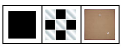 Black Mirror Square Wall Tiles (Set of 3)