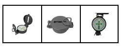 BTOutdoor Military Engineer Style Lensatic Compass