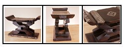 Hand-carved Ashanti Unity Stool (Ghana)
