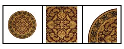 Hand-tufted Heritage Kashan Rug (6' Round)