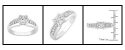 14k Gold 1-1/2 ct TDW Diamond Engagement Ring (HI, SI1-SI2)