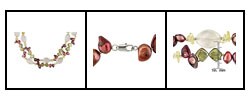 Cultured Freshwater Pearl Gemstone Necklace