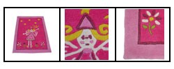 Indian Tufted Pink Fairy Rug (3'1 x 4'2)