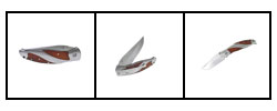 BT Outdoor Dakota Series Wooden Handle Knife