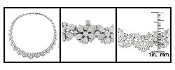18k White Gold 64-3/8ct TDW Diamond Necklace (G-I, I1-I2)