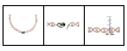 Cultured Freshwater Pink Pearl Heart Necklace (Case of 6)