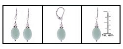 Sterling Silver Amazonite Earrings
