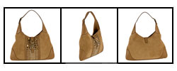 Gucci Suede Hobo with Grommet Details