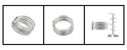 Sterling Silver 7 Band Stackable Fashion Ring