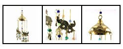 Handcrafted Brass Dome Chime (India)